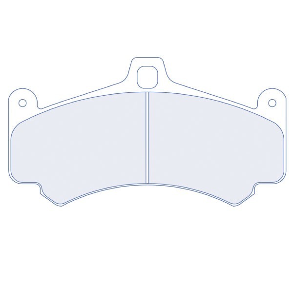 Targhetta di Freno Carbonio lorenese RC6 Anteriore Porsche 997 GT3 - CL-4126-RC6 - 4126RC6 - 3661768450932