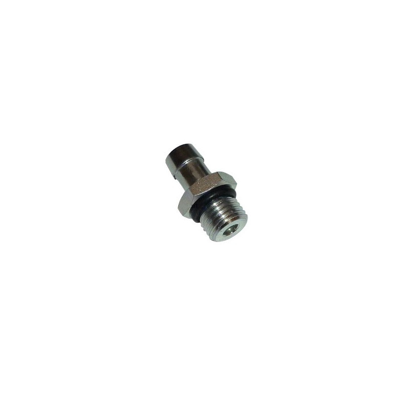 M-Cyl JIC 7/16x20 diameter 8mm staaladapter - FR-A200-12M8P - A200-12M8P - 3661768338742