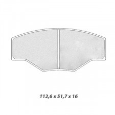 Plaquettes de Frein CL Brakes RC8 Peugeot 106 Groupe A