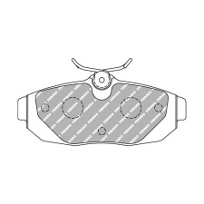 Ferodo DS2500 remblokken achter voor FORD Mustang 4.0 V6 12.04 - LUCAS/TRW remklauw - F-RP3130H - FRP3130H - 3661768454503