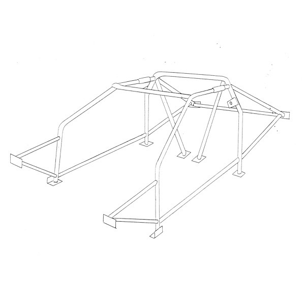 Roll Bar Sparco Ford Escort RS 2000 1991-1996 - GT2i - 00753064 - 00753064 - 8033280058531