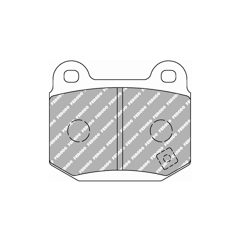 Ferodo DSUNO remblokken voor LOTUS Elise 1.8 01.96 - remklauw BREMBO - F-CP1562Z - FCP1562Z - 3661768454787