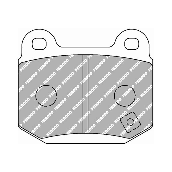 Plăcuțe de frână Ferodo DSUNO față pentru LOTUS Elise 1.8 01.96 – etrier de frână BREMBO - F-CP1562Z - FCP1562Z - 3661768454787