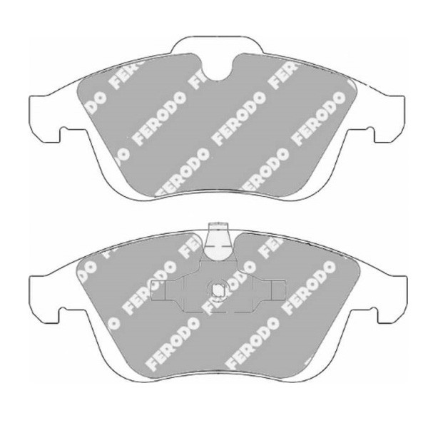 Plăcuțe de frână Ferodo DS2500 față pentru RENAULT Clio 1.6 RS 03.13 – etrier de frână ATE - F-CP4249H - FCP4249H - 3661768460573