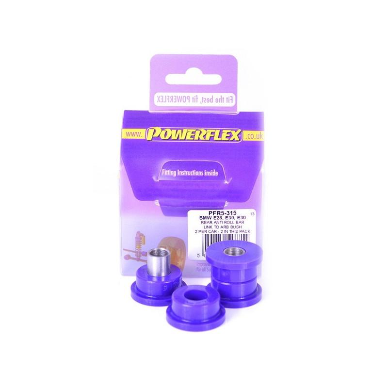 Silentbloc POWERFLEX spate anti-ruliu pentru brațul de suspensie BMW E30 (2 bucăți) - PF-R5315-2 - PFR5-315 - 5055676528711