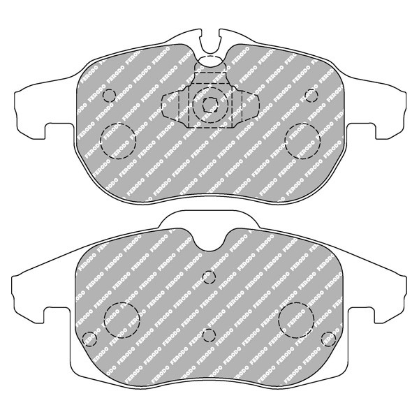 FERODO DS2500 Front Brake Pads FIAT / OPEL / SAAB (ATE) - F-CP1520H - FCP1520H - 3661768461877