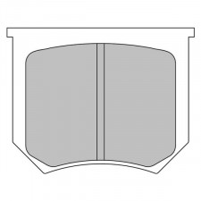 Ferodo DS 3000 brake pads front for LOTUS 23 1.3 01.62 - 12.66