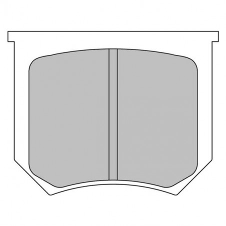 Plaquettes de frein Ferodo DS3000 avant pour LOTUS 23 1.3 01.62 - 12.66