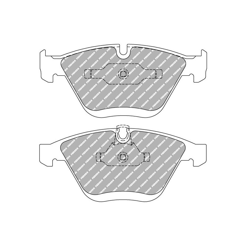 Ferodo DSUNO remblokken voor BMW 1 Reeks 3.0 M Coupé' std remklauw 04.11 - remklauw ATE - F-CP1628Z - FCP1628Z - 3661768462478