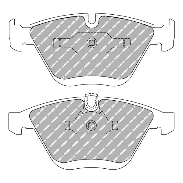 Pastiglie Freno Ferodo DS2500 Anteriore BMW E60 / E61 / E63 / E64 / E65 - F-CP1628Z - FCP1628Z - 3661768462478