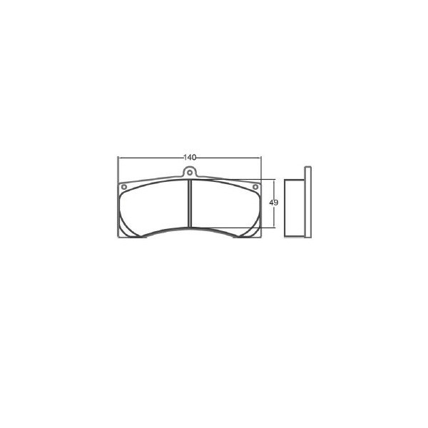 Brake Pads  PFC 7770 13 18mm Brembo / Wilwood Performance Friction - PFC-7770-13-1844 - 7770.13.18.44 - 3661768462089