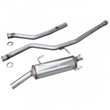 Groep N lijn INOXCAR 54mm roestvrij staal PEUGEOT 206 s16 dubbele sonde