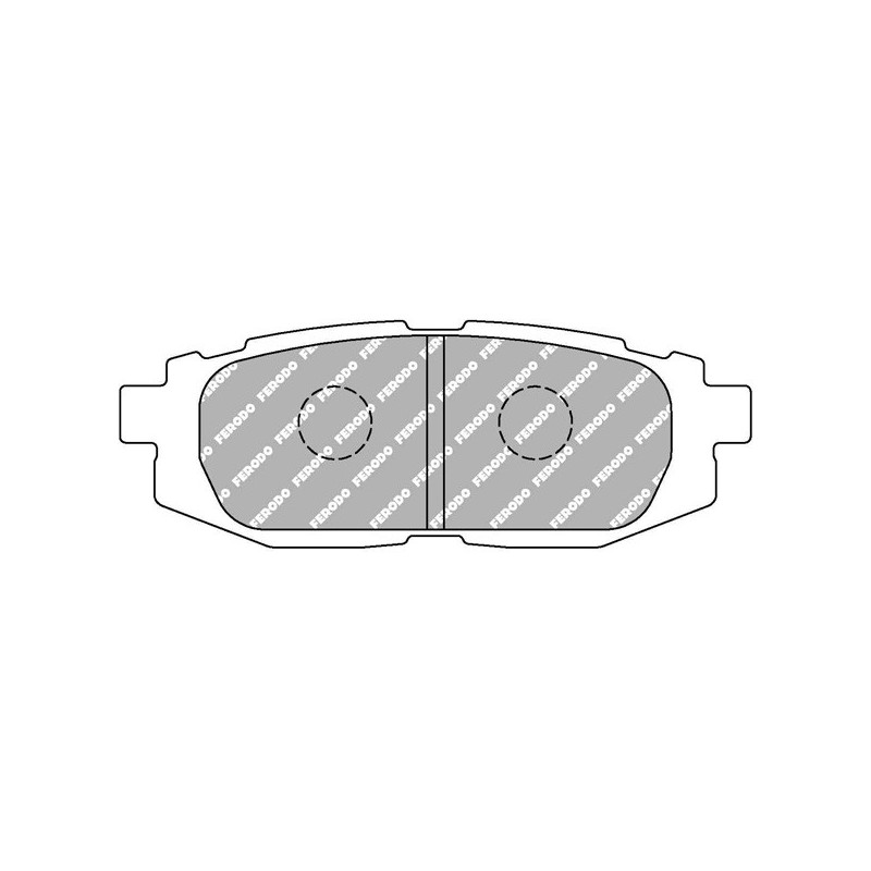 Ferodo DS2500 remblokken achter voor SCION FR-S 2.0 L 03.12 - SUMITOMO remklauw - F-CP4187H - FCP4187H - 3661768464809