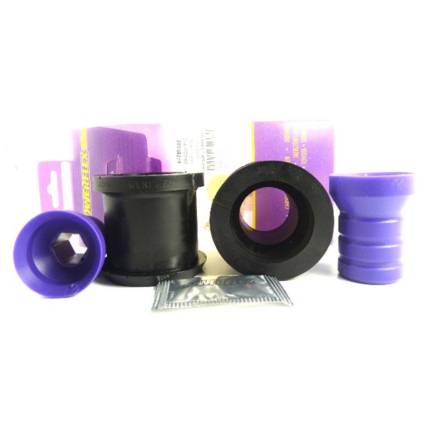 Silentblocuri POWERFLEX reglabile pentru triunghiul din spate și cel din față, Volkswagen Golf 5 (2 bucăți) - PF-F85502G-2 - PFF85-502G - 5055676529954