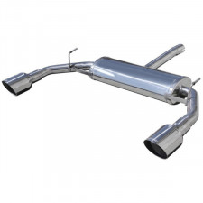 Rear Muffler Dual Exit Diameter 102mm INOXCAR Alfa Romeo Giulietta 1.4T After 2010