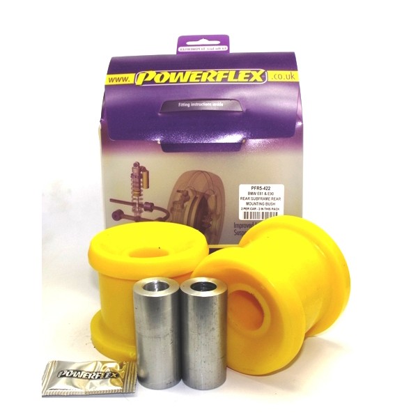 Silentblocuri POWERFLEX pentru diferențialul spate BMW E90/1/2/3 2005-2013 (2 bucăți) - PF-R5422-2 - PFR5-422 - 5055676512147