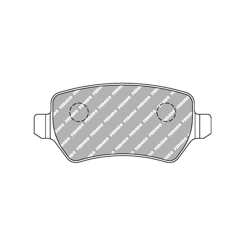 Ferodo DS2500 remblokken achter voor CHEVROLET ASTRA 2.0 DTi 08.02 - LUCAS/TRW remklauw - F-CP1521H - FCP1521H - 3661768468609