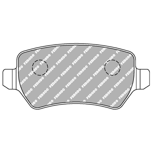 Ferodo Brake Pads DS25 Rear OPEL/CHEVROLET/KIA - F-CP1521H - FCP1521H - 3661768468609