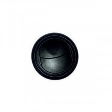Bocchetta aria  con 2 antine basculanti   63mm nero
