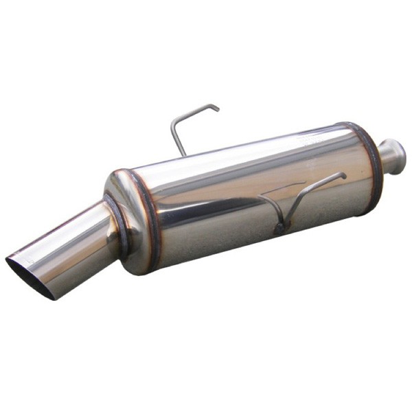 Terminale Scarico Inox Inoxcar Citroën Saxo 1.6 16v Dopo 1999 1x90mm Rally - IC-CISAX0190RA - CISAX.01.90RA - 3661768205044