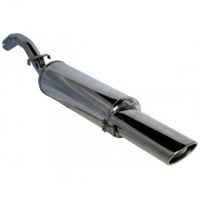 Terminal Echappement inox Inoxcar Golf 3 1.9 TDi 110 Avant 1998 1x80mm