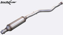 Conductă intermediară cu amortizor de zgomot Inoxcar pentru Peugeot 106 1.6 16V, modelele anterioare anului 2000 - IC-TC106S - TC106S - 3661768333563