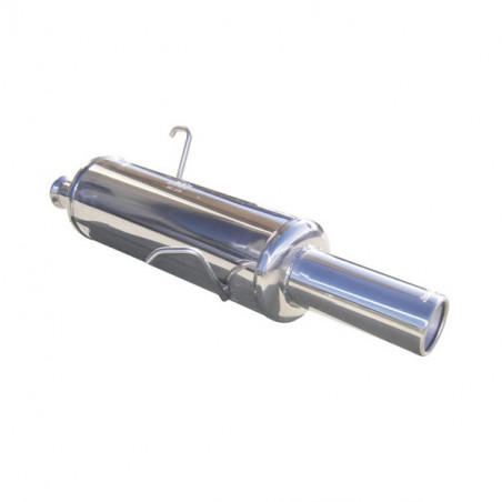Terminal Echappement Inox Inoxcar Peugeot 206 2.0 16V Après 1999 1x80mm