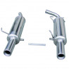 Inoxcar Stainless Steel Rear Exhaust Renault Clio 2 RS Phase 3 After 2004 2x80mm