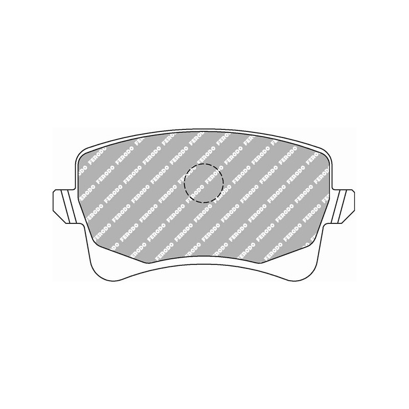 Ferodo DS2500 remblokken achter voor AUDI A4 1.8 TFSI 11.07 - LUCAS/TRW remklauw - F-CP4050H - FCP4050H - 3661768474884