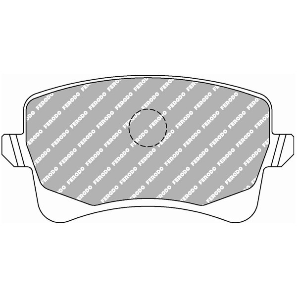 Plaquettes de Frein Ferodo DS2500 Arrière Audi A4/S4 Après 2008 - F-CP4050H - FCP4050H - 3661768474884