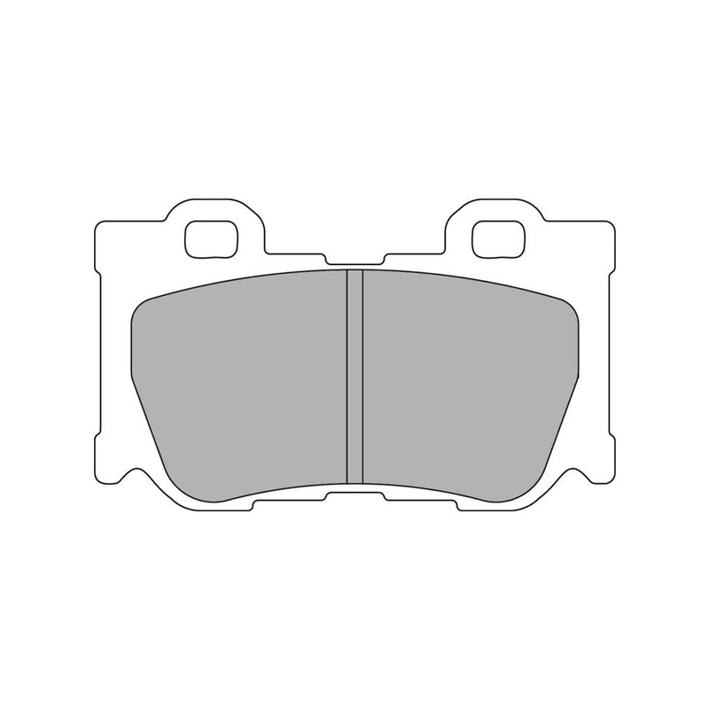 Ferodo DS2500 remblokken achter voor INFINITI FX 37 AWD 10.08 - 06.09 AKEBONO remklauw - F-CP4173H - FCP4173H - 3661768475454