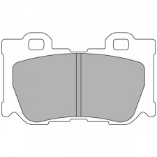 Plaquettes de frein Ferodo DS2500 arrière pour INFINITI FX 37 AWD 10.08 - 06.09 étrier AKEBONO