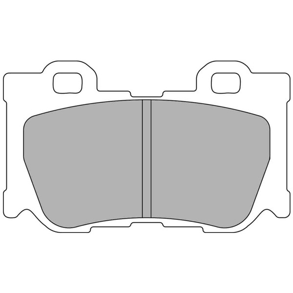 Plaquettes de Frein Ferodo DS2500 Arrière Nissan 370Z/Infiniti FX - F-CP4173H - FCP4173H - 3661768475454