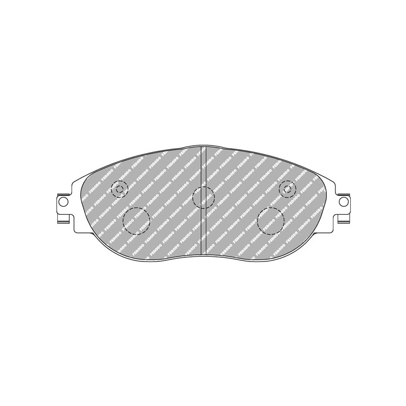 Ferodo DS2500 remblokken voor AUDI A3 S3 quattro 02.13 - LUCAS/TRW remklauw - F-CP4425H - FCP4425H - 3661768475126