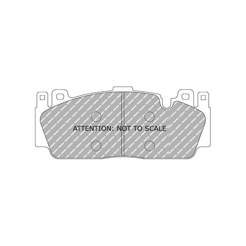 Ferodo DS2500 remblokken voor BMW M2 01.15 - remklauw BREMBO - F-CP4712H - FCP4712H - 3661768475423