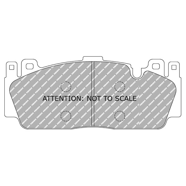 Pastiglie di Freno Ferodo DS2500 BMW M5 F10 Davanti - F-CP4712H - FCP4712H - 3661768475423