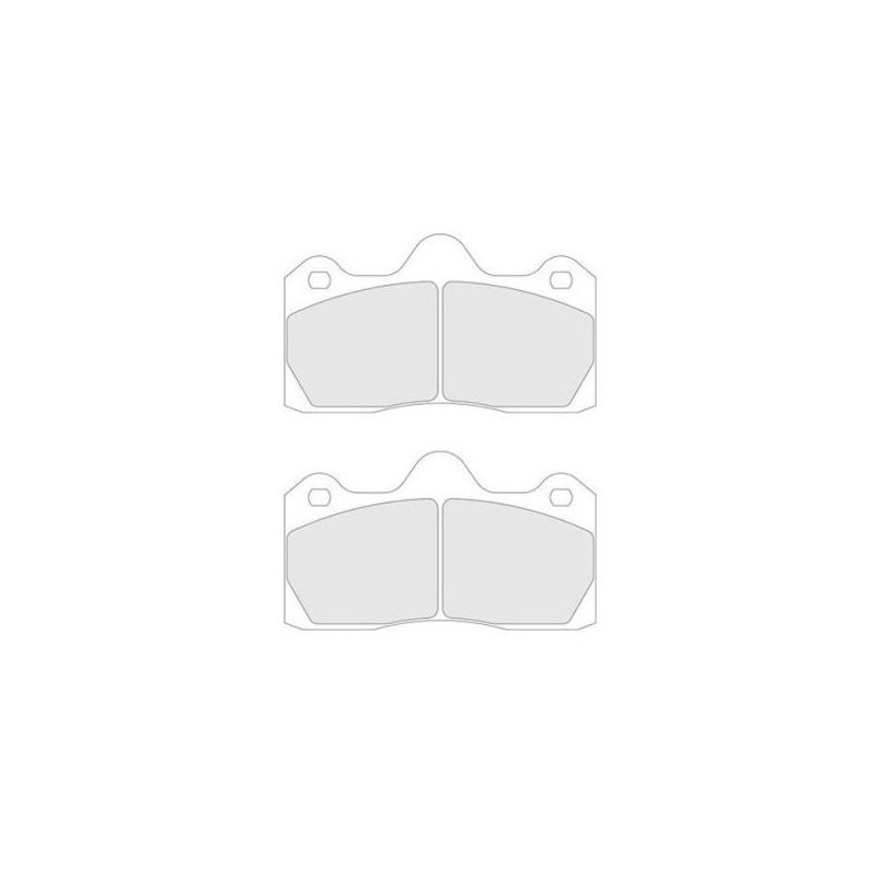 Remblokken CL Remmen RC8-R Peugeot 206 RCC - CL-5031W50T16RCR - 5031W50T16RC8R - 3661768476123