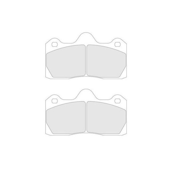 Plăcuțe de frână CL Brakes RC8-R pentru Peugeot 206 RCC - CL-5031W50T16RCR - 5031W50T16RC8R - 3661768476123