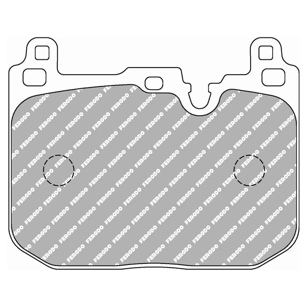 Ferodo DS 2500 brake pads front for BMW 1 Series 114 d 10.12 -  caliper Brembo - F-CP4611H - FCP4611H - 3661768476406