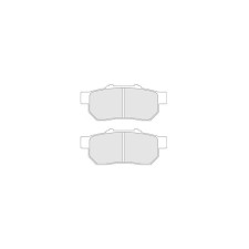 Remblokken CL Remmen RC5+ achter HONDA Accord 2.2 16V van 89 tot 92 - CL-4076-RC5+ - 4076RC5 - 3661768476574
