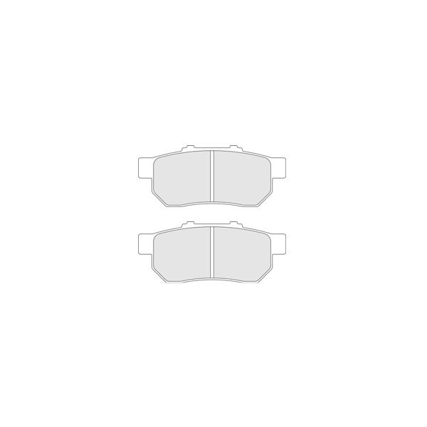 Plaquettes de Frein Carbone Lorraine RC5 + Arrière Honda Civic - CL-4076-RC5+ - 4076RC5 - 3661768476574