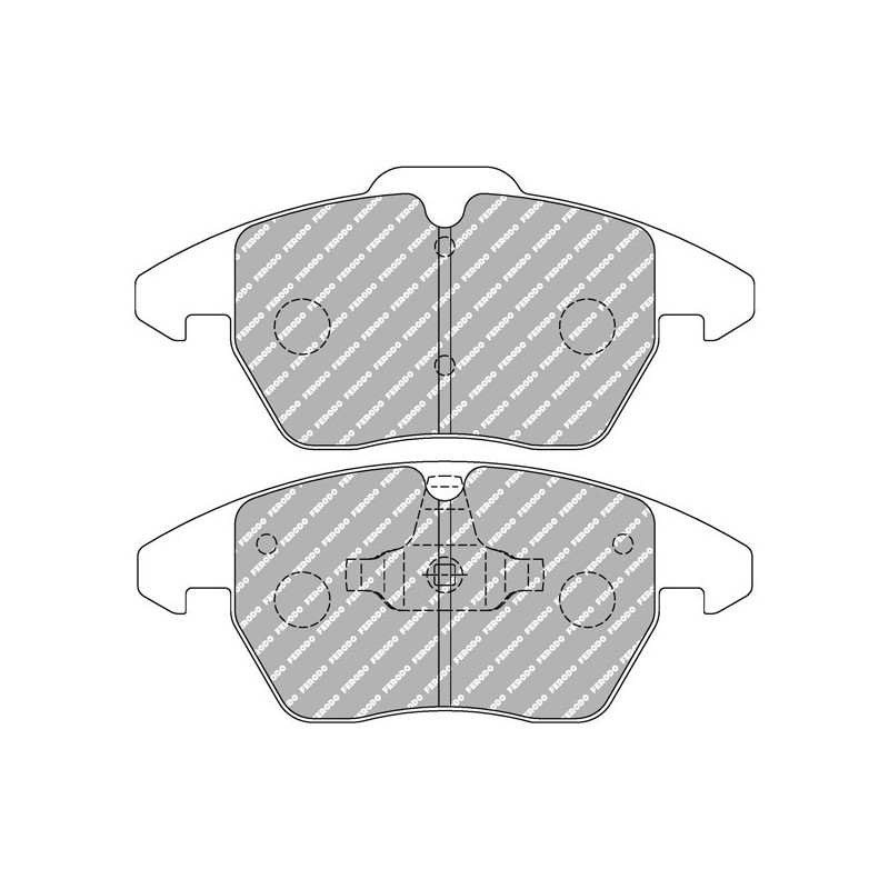 Ferodo DSUNO remblokken voor AUDI A1 1.2 TFSI 05.10 - remklauw ATE - F-CP1641Z - FCP1641Z - 3661768447765