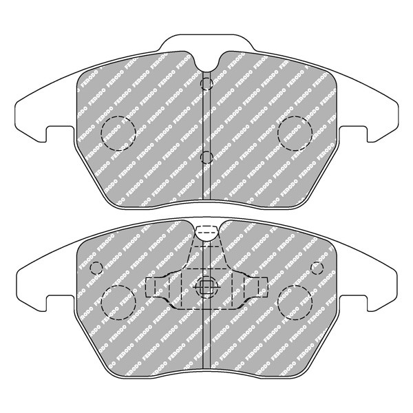 Ferodo DSUNO remblokken voor AUDI A1 1.2 TFSI 05.10 - remklauw ATE - F-CP1641Z - FCP1641Z - 3661768447765