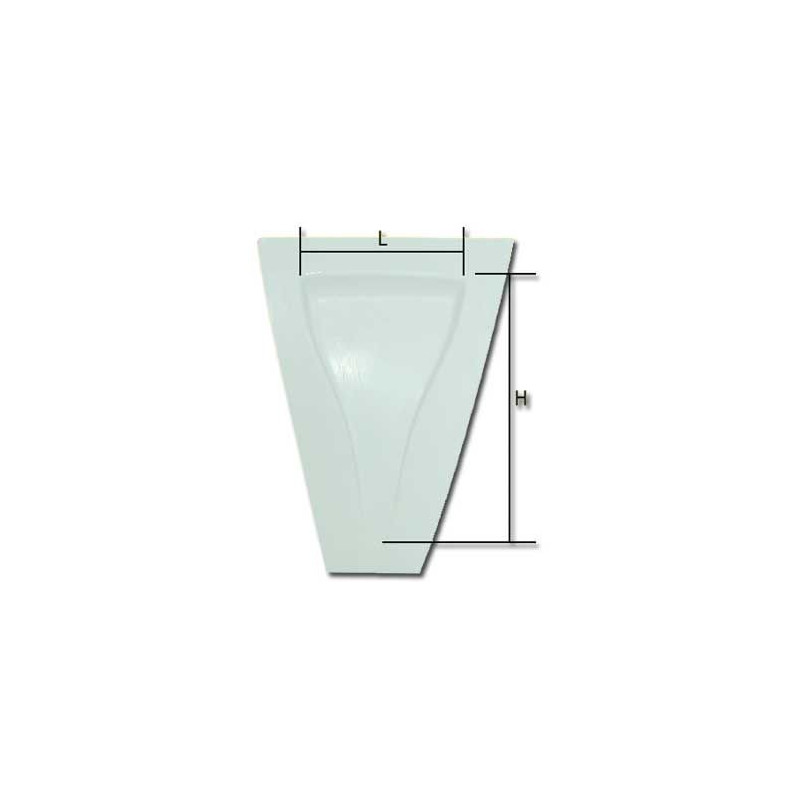 Priză de aer din capotă din fibră NACA, 25 x 16 cm - MXR-G43 - SMC-NACA/F-U Â  Â  - 3661768291399