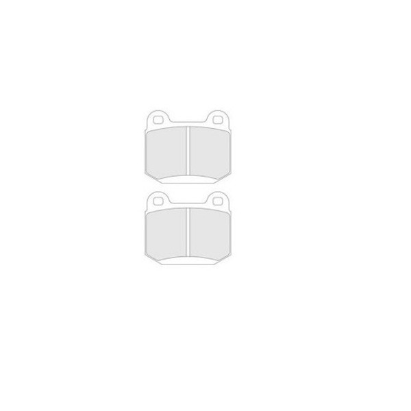 Carbone Lorraine RC8R Rear Brake Pads Mitsubishi Lancer Evo 5-8 - CL-4060-RC8R - 4060RC8R - 3661768482605