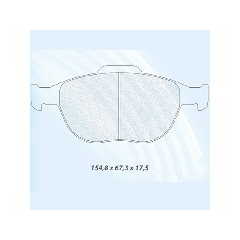 CL Remmen RC8 remblokken voor Ford Fiesta ST 150 - CL-4121-RC8 - 4121RC8 - 3661768446409