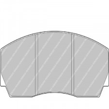 Pastiglie Freno Ferodo DS UNO Pinza AP Racing CP3215 Indietro Silhouette Oreca