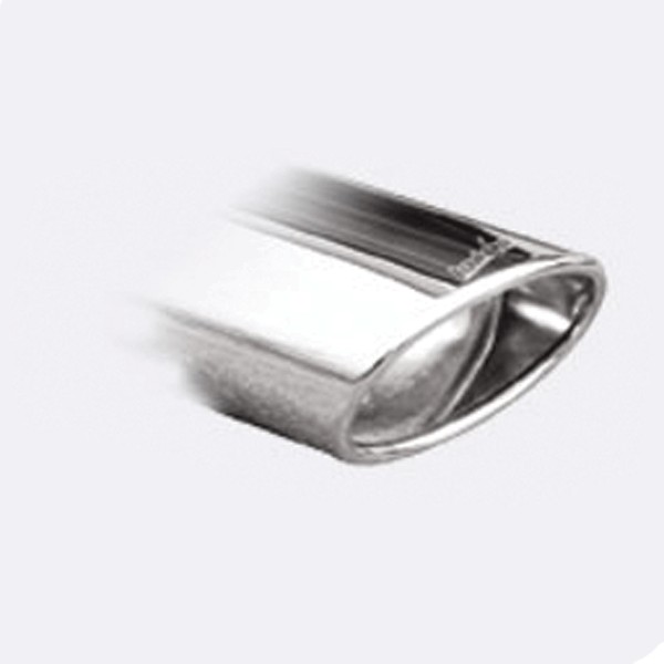 Scarico / Silenziatore Inoxcar Inox Volkswagen Golf 5 1.4 TSi Dopo 2006 Uscita 1x120x80 Obliquo - IC-WGO23SB - WGO.23.SB - 3661768323229