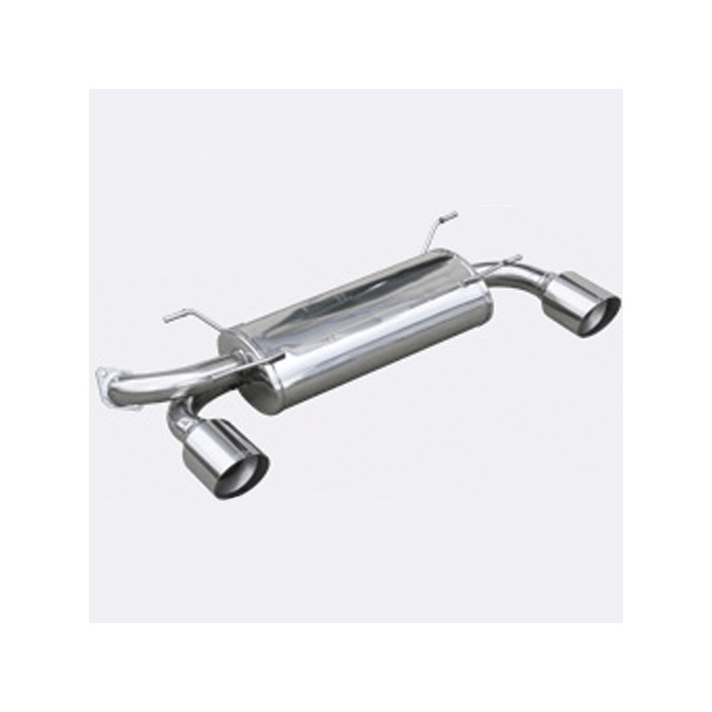 Klemmen / Demper Inoxcar Inox Subaru BRZ 200ch Sortie 1x102mm - IC-SUBRZ01102R - SUBRZ.01.102R - 3661768428788