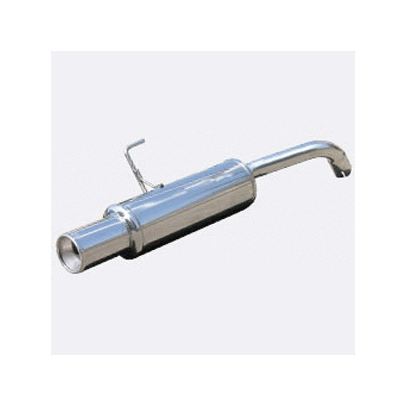 Klemmen / Demper Inoxcar Inox Renault Clio RS Fase 1 Na 2000 Sortie 1x102mm - IC-RECL12102 - RECL.12.102 - 3661768207499